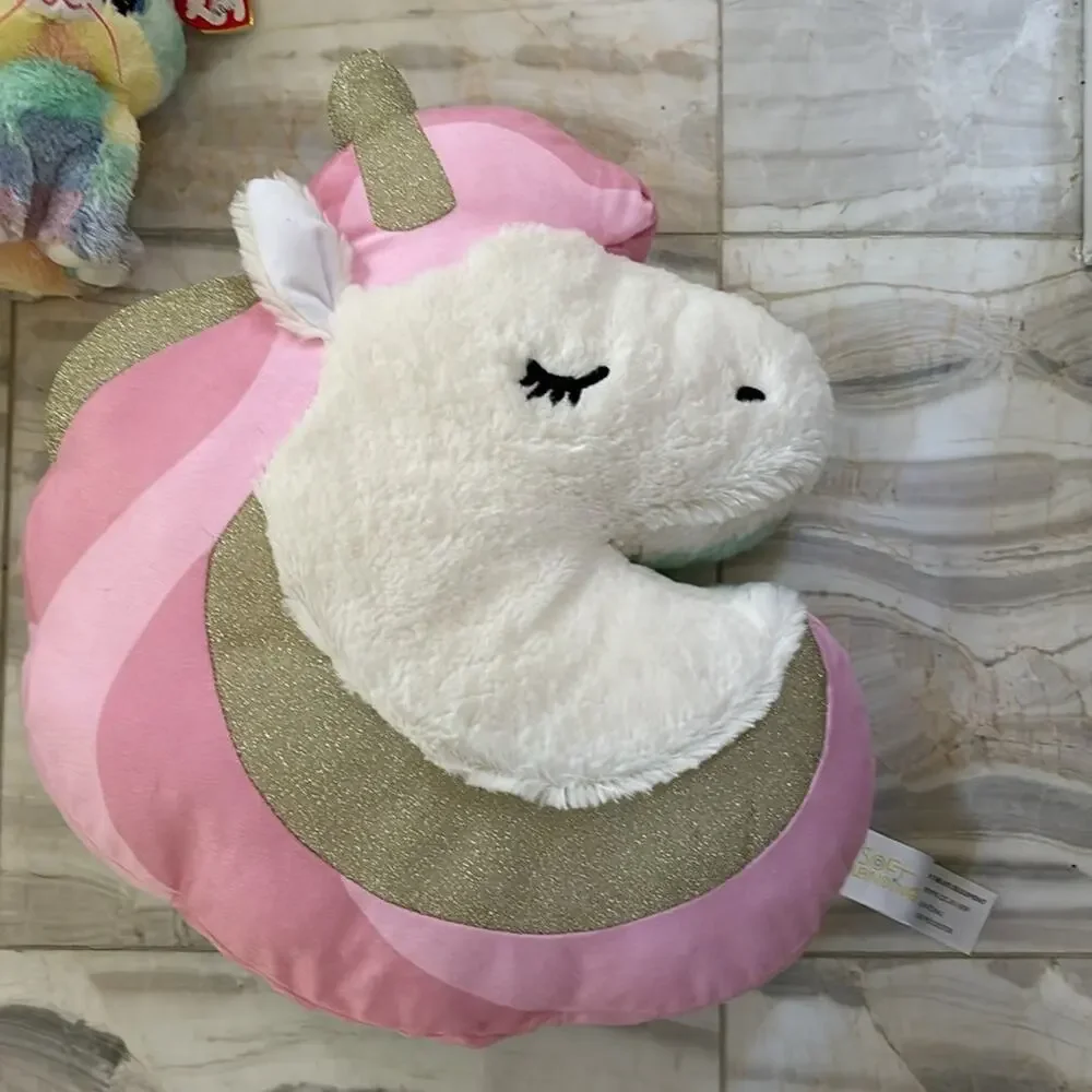 Unicorn plush bundle of mixed sizes brands colors all in euc or nwt set of 7